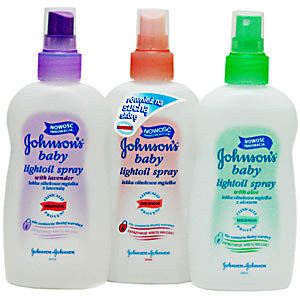 Johnson's baby - Lightoil Spray z dodatkiem aloesu