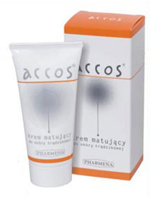 Accos - krem matujący do skóry trądzikowej