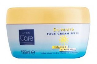 Care - Summer face cream SPF 15 Vitamin E and Aloe Vera - Krem do twarzy na lato z SPF 15