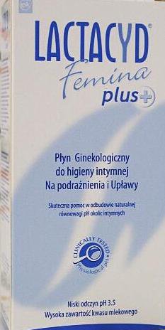 Femina Plus + - płyn ginekologiczny na podrażnienia i upławy