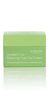 Swedish Care - Balancing night gel cream - Normalizujący żel-krem na noc do cery mieszanej