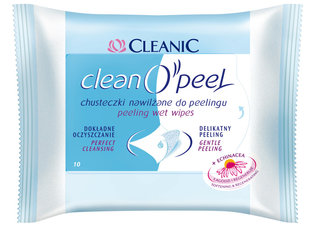 Cleanic - Clean O'Peel - chusteczki nawilżające do peelingu