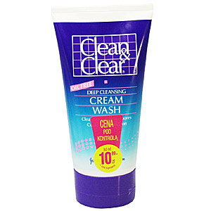 Clean & Clear - Głęboko oczyszczający krem do mycia twarzy