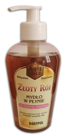 Api Gold - Złoty Rój - Mydło w płynie z propolisem do higieny intymnej