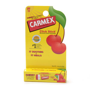 Carmex Cherry Flavored Lip Balm - balsam do ust wiśniowy SPF 15