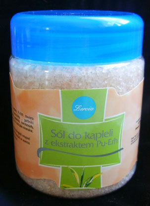 Sól do kąpieli z ekstraktem Pu-Erh