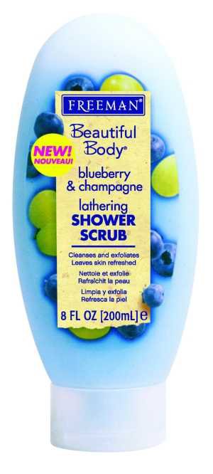 Beautiful Body Blueberry & Champagne lathering shower scrub