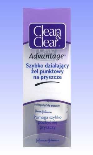 Clean & Clear - Advantage - szybko działający żel punktowy na pryszcze