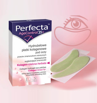 Perfecta Age Control 35+ - Biopeptox - hydrożelowe płatki kolagenowe pod oczy