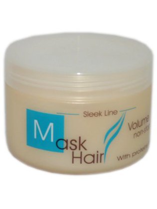 Sleek Line - Volume non-stop - maska do włosów z jedwabiem