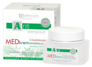Anti Allergique - MED krem mineralizujący z oligoelementami nawilżający z filtrem UVA/UVB