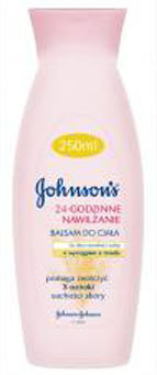 Johnson’s 24-godzinne nawilżanie - Balsam do ciała z wyciągiem z miodu do skóry normalnej i suchej