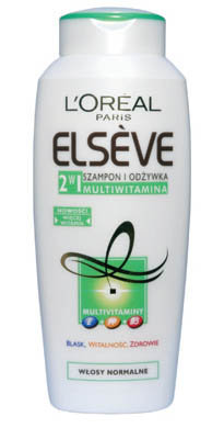 Elseve - Multiwitamina 2w1 szampon i odżywka, włosy normalne