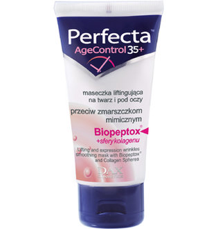 Perfecta Age Control 35+ Biopeptox +sfery kolagenu - maseczka liftingująca