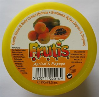 Frutis Apricot & Papaya - Nawilżający krem do rąk i ciała