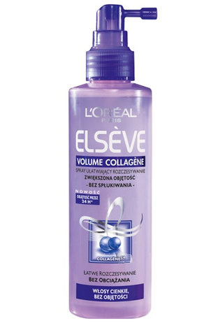 Elseve Volume Collagene - zwiększona objętość - spray ułatwiającą rozczesywanie i dodający objętości