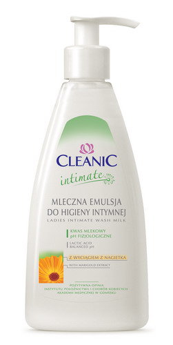 Cleanic Intimate - mleczna emulsja do higieny intymnej z wyciągiem z nagietka