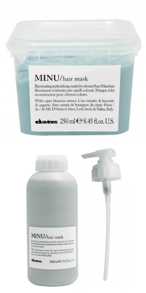 Davines, MINU Hair Mask (Rozświetlająca maska do włosów farbowanych)