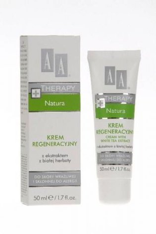 AA Therapy Natura - Krem regeneracyjny z ekstraktem z białej herbaty