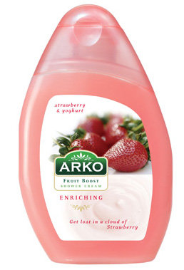 Fruit Boost Shower Cream - Strawberry & Yoghurt - żel pod prysznic