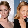 Z twarzą - albo na twarzy. Uma Thurman nabrała świat