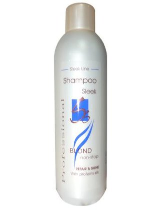 Sleek Line - Blond non-stop - szampon z jedwabiem