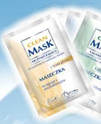 Clean Mask - oczyszczająca maseczka ściągająca, antybakteryjna z białą glinką