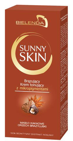 Sunny Skin - Brązujący krem tonujący z mikropigmentami