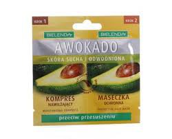 Awokado - kompress nawilzajacy + maseczka ochronna do skóry suchej i odwodnionej