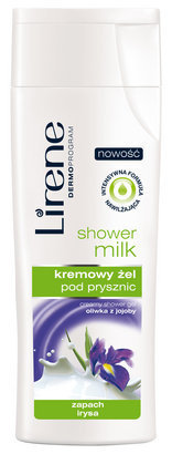 Lirene Shower Milk - kremowy żel pod prysznic - zapach irysa