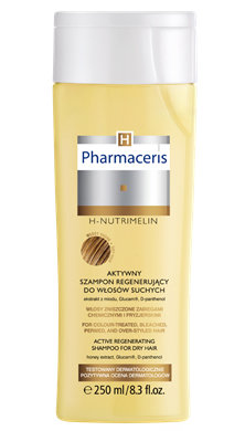 Pharmaceris H - H-Nutrimelin - aktywny szampon regenerujący do włosów suchych