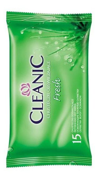 Cleanic Fresh - Chusteczki odświeżające do twarzy i ciała