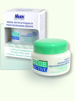Aloe Active - Krem dotleniająco-przeciwzmarszczkowy z Pronalen Fibro Actif, retinolem, aloesem