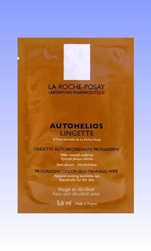 Autohelioss Lingette - Chusteczki samoopalające do twarzy, szyi i dekoltu