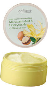 Body Cream with Nourishing Macadamia Nut & Honeysuckle - Krem do ciała z makadamią i wiciokrzewem