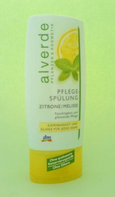 Alverde - Pflege Spülung mit Zitrone und Melisse - Odżywka do włosów  z cytryną i melisą
