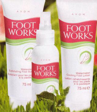 Foot Works - Chłodzący spray do stóp z arbuzem