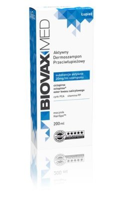 Biovax Med - aktywny dermoszampon przeciwłupieżowy