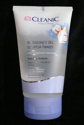Cleanic - Natural Beauty - regulujący żel do mycia twarzy dla cery normalnej i mieszanej