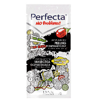 Perfecta - No Problem! - Antybakteryjny peeling enzymatyczny i antybakteryjna maseczka oczyszczająca