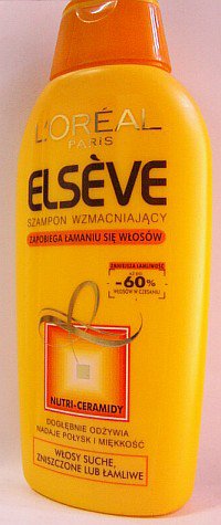 Elseve Nutri-Ceramidy - szampon odbudowujący włosy suche, zniszczone, łamliwe