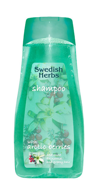 Swedish Herbs - Shampoo with arctic berries and mint - do włosów normalnych i przetłuszczających się