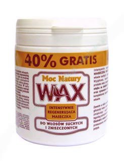 Wax - Moc Natury - intensywnie regenerująca maseczka do włosów suchych i zniszczonych