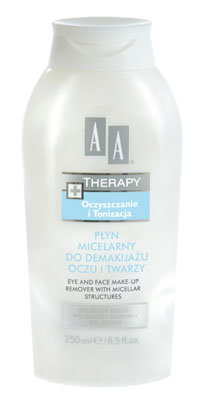 AA Therapy - Oczyszczanie i tonizacja - płyn micelarny do demakijażu twarzy i oczu