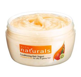 Naturals - Mandarynka i kiwi - jogurtowa nabłyszczająca maseczka do każdego rodzaju włosów