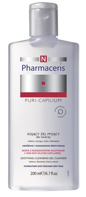 Pharmaceris N - Puri-capilium - kojący żel do mycia twarzy
