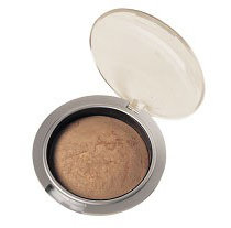 Baked Bronzer - Bronzing & Shimmery Face Powder - organiczny puder brązujący z drobinkami złota