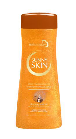Sunny Skin - Olejek do ciała brązujący z opalizującą perłą