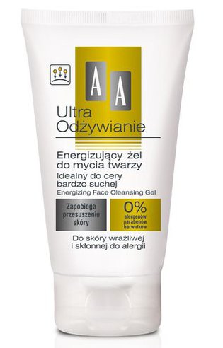 AA Ultra Odżywianie - energizujący żel do mycia twarzy