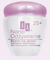 AA Nano Odżywianie 25+ - krem na dzień matująco-witalizujący dla cery tłustej i mieszanej
